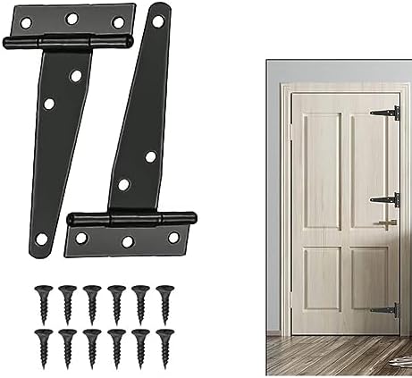 4 In Polishing Steel Gate Hinges Perfect for Barn Door Shed swung easily