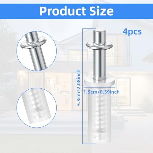 4PCS Bifold Door Hardware Repair Kit for Folding Pocket Door Barn Door