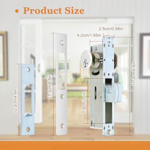 High Security Storefront Door Mortise Lock