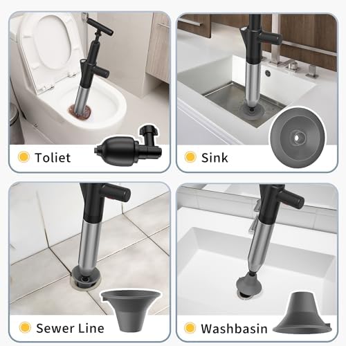High-Pressure Toilet Plunger
