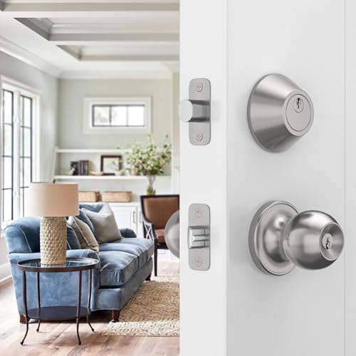 HOSOM Entry Door Knob Set 1-Pack