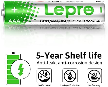 Lepro AAA Batteries Headlamp Bundle Bright Durable
