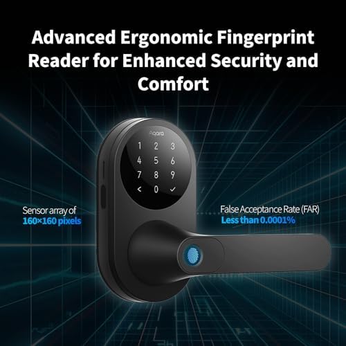 Aqara U300 Door Lock with Fingerprint Apple Home Integration