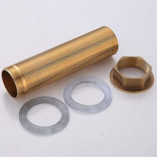 Weirun Faucet Nipple with Locking Nut and Washers 6 Shank 15cm