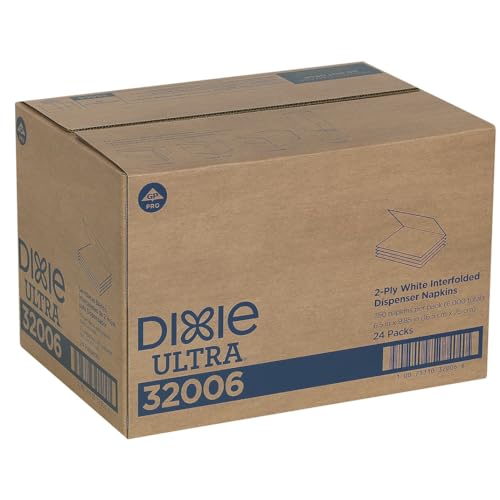 Georgia-Pacific Dixie Ultra Interfold 2-Ply Disposable Napkin Dispenser Refill