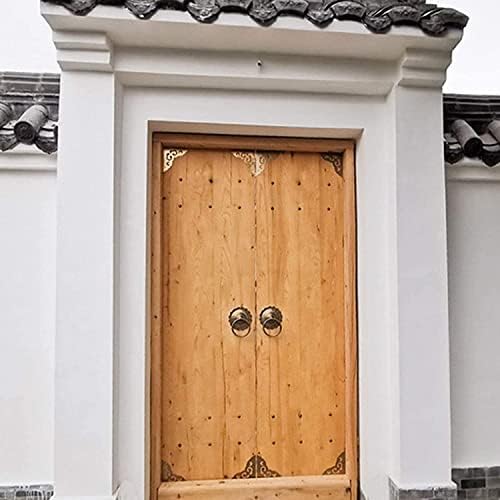 VINTAGE DOOR KNocker Handmade Metal Door Decor Antique Gold Finish Perfect Front Door Addition