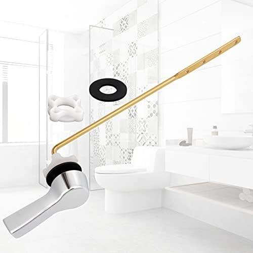 Experience Effortless Flush with Hibbent Universal Metal Front Mount Toilet Handle