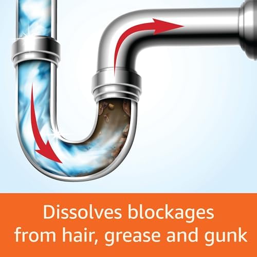 AmazonBasics Max Strength Hair Clog Remover Gel 80 Fl Oz