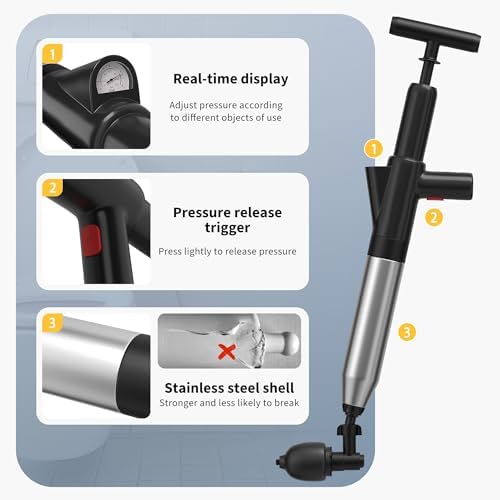 High-Pressure Toilet Plunger
