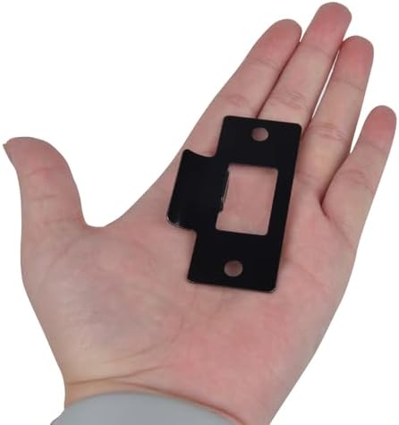 10PCS Stainless Steel Door Strike Plate Kit - Replacement Deadbolt Cover for Home Commercial Doors