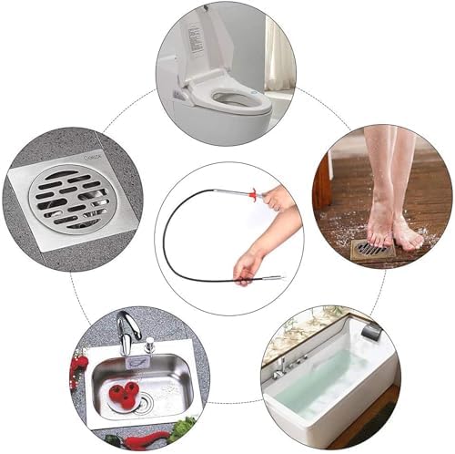 63-inch Flexible Grabber Tool for Drains Sinks and toilets