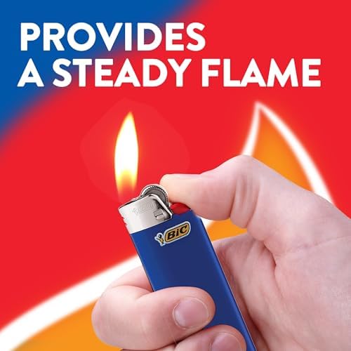 BIC Maxi Pocket Lighters Dependable 10-Pack with Assorted Colors