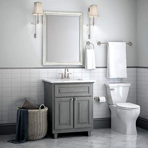 Complete Your Bath Setup with the Delta Faucet Pirouette Kit in Satin Nickel Finish