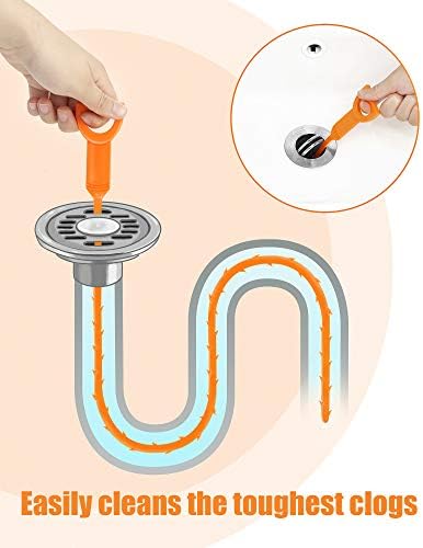 Effortlessly Unclog Your Drains with 6pcs Auger Set
