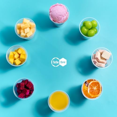 Turbo Bee 500-Pack 9oz Disposable Plastic Cups - Heat-Resistant Leak-Proof and Food Safe for Schools Offices and More