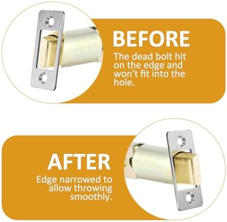 Secure Door Strike Plate for Deadbolts
