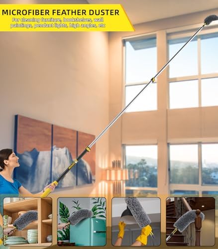 Powerful 20-Foot Ceiling Duster Kit