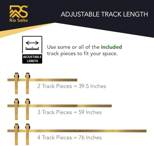 Adjustable Barn Door Hardware Kit