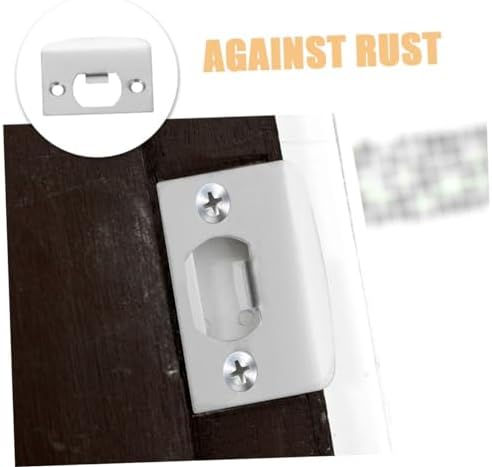 Outanaya 6Pcs Set Door Strike Plate for Garage Door Enhancing Door Security