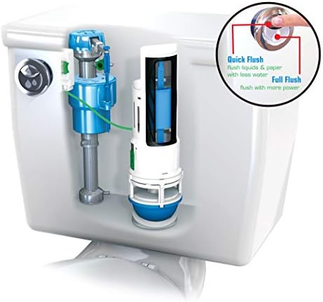 Dako HYR460 Dual Flush Toilet Repair Kit in Chrome