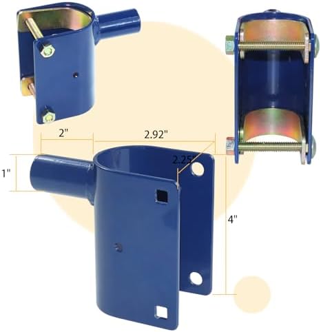 BOSFLAG Heavy Duty Two-Way Gate Latch for Metal Gates