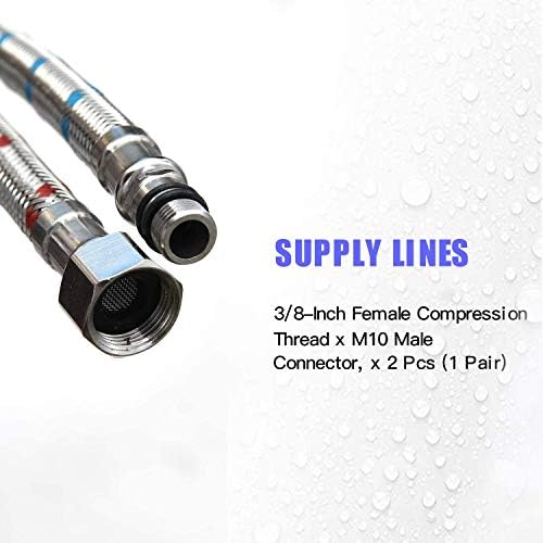 Secure Bathroom Faucet Supply Line