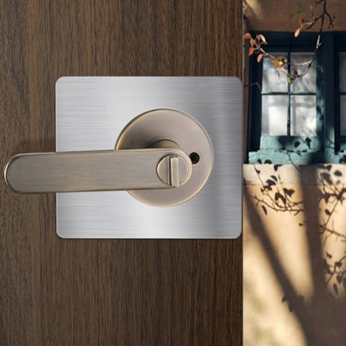 Uonlytech 4pc Stainless Steel Door Lock Repair Board for Home Use