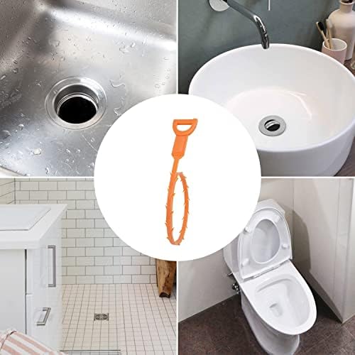 Amazon Basics Flexible Drain Snake 196 in 12 Pack