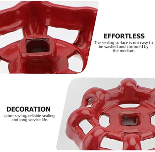 Hemoton Decor Faucet Handle Set - 12-Piece Brass Cast Steel Rust-Resistant Easy Install Durable Versatile