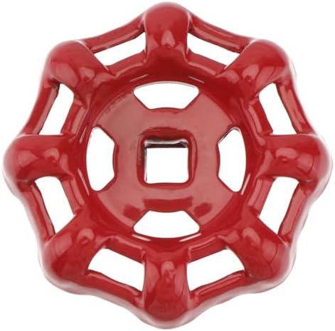 UTECHNOVO Square Faucet Handle Red - Outdoor Faucet Replacement with Stable Design