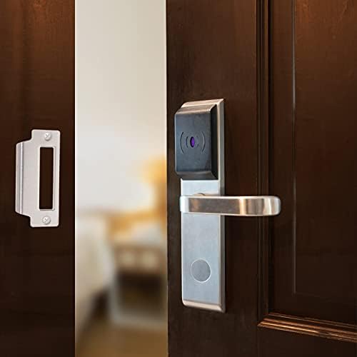 DOITool 5-Piece Stainless Steel Door Strike Plate Set for Enhanced Home Security