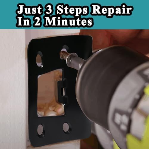 Door Lock Restifier Plate Reduces Sliding Noise Easy to Install