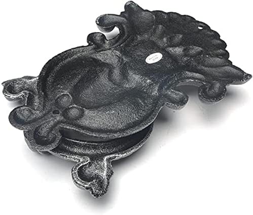 SEVEEZ Vintage Farmhouse Wrought Iron Angel Door Knocker