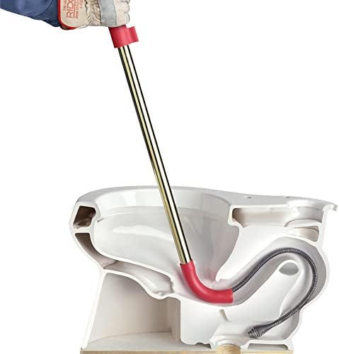 Efficient Toilet Auger with 3-Foot Snake for Fast Blockage Clearance