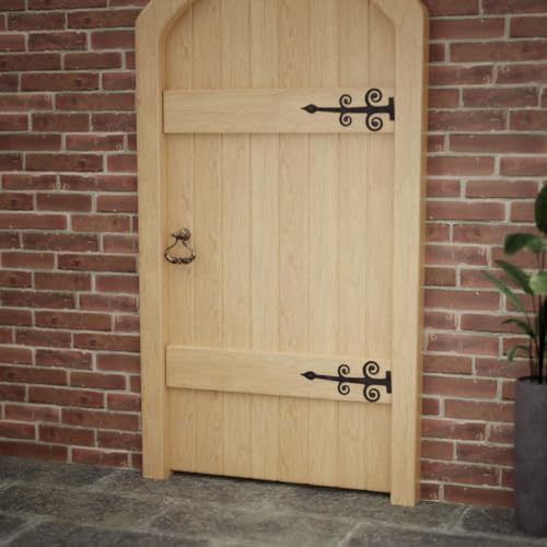 Sturdy Wrought Iron Door Hinges