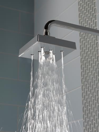 Delta Serration Faucet Flange 2-inch Square Black Stainless