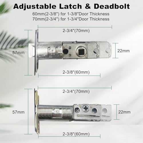 Entry Handles Set Elegantly Modern and Secure