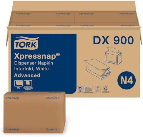 Tork Xpresssnap White Napkin Dispenser 12x500 pack