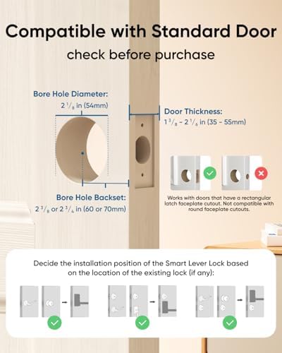 Eufy Smart Lock C33 Biometric Door Lock with Remote App Control IP53 Waterproof Easy to Install