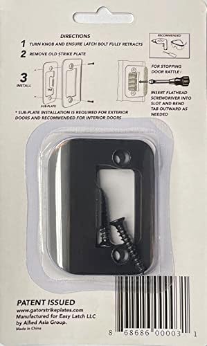 GATOR Strike Plate - Entry Door Reinforcement