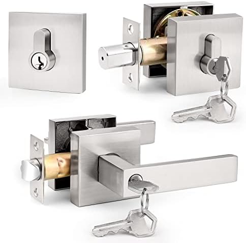 Secure Door Lock Set Keyed Alike