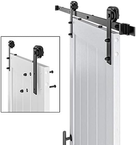 32x84 White PVC Sliding Barn Door Kit withEGA-Ready Features