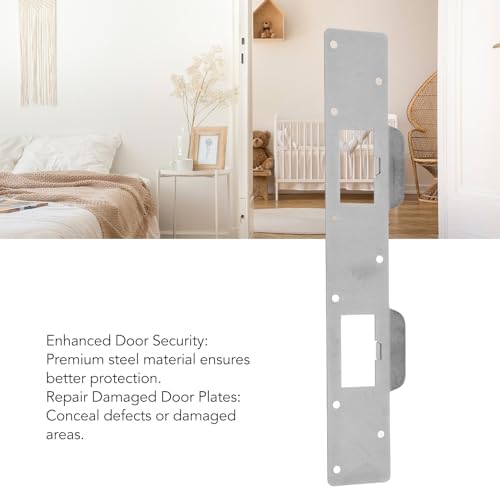 Secure Front Door Plate with Enhanced Security