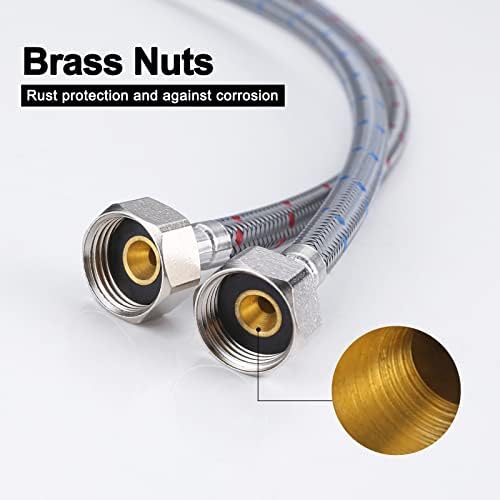 arcora 72inch 38 faucet hoses safe durable