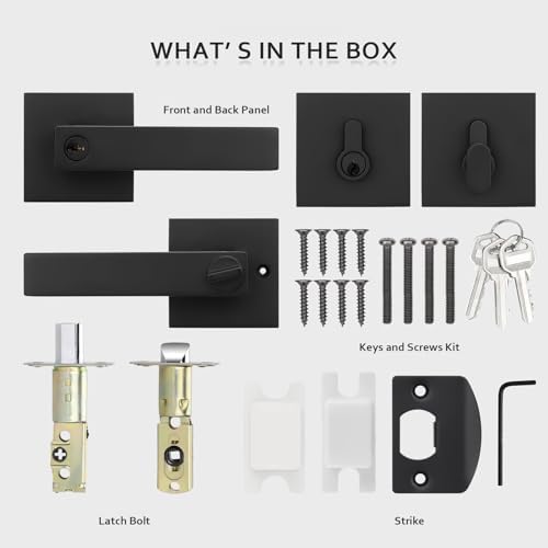 Double-Action Door Entry Lock Set for Home Commercial Use