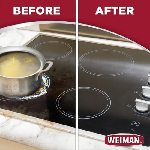Weiman Cooktop Cleaner Set for Daily Effortless Cleaning