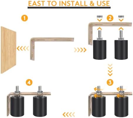 Durable Universal Gate Roller with Easy Installation