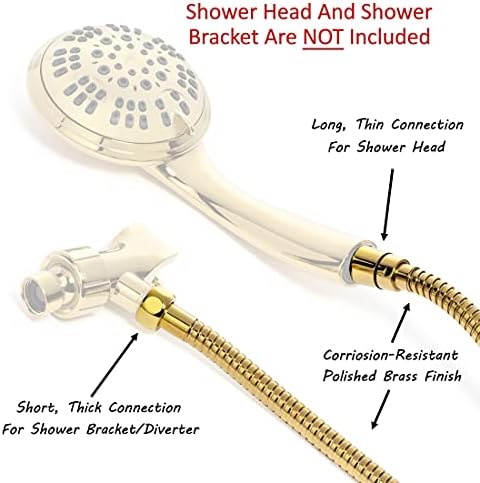 Sturdy 60-Inch Stainless Steel Shower Hose for a Smooth Experience