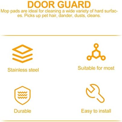 DOITool 5-Piece Stainless Steel Door Strike Plate Set for Enhanced Home Security