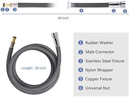 Durable Pull-Down Hose Kit For Moen Faucet Replacement